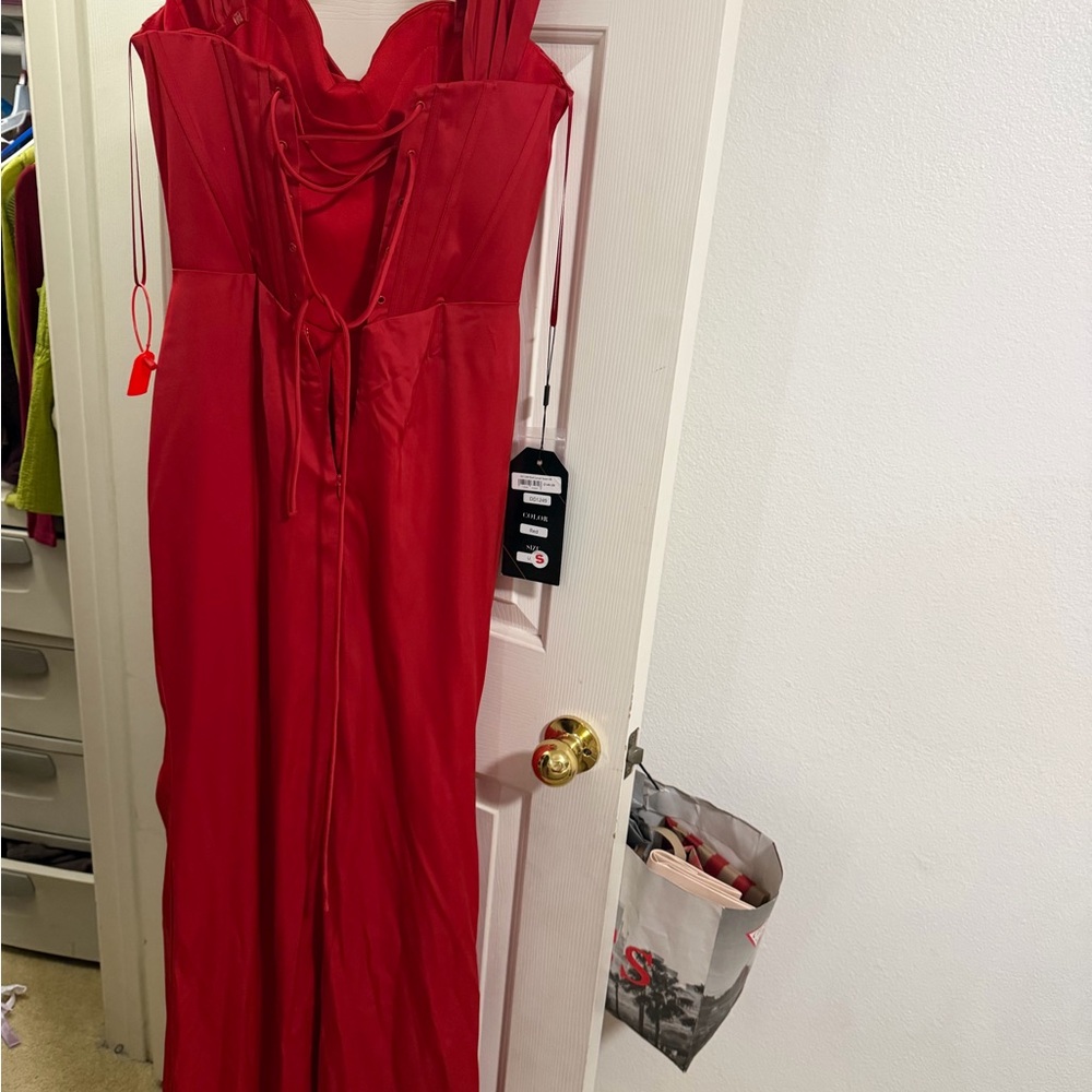 Chic Red Maxi Dress